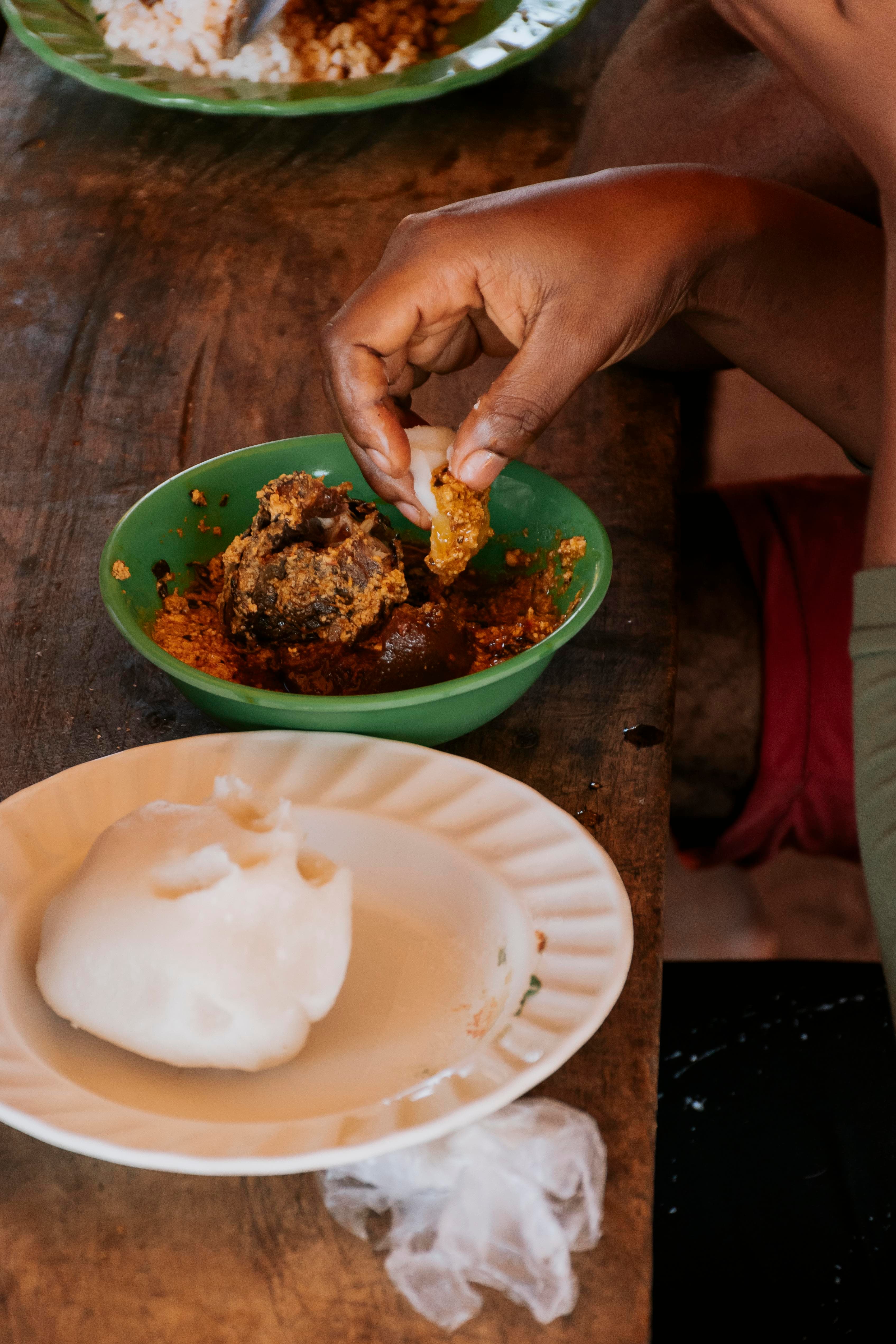 Traditional Ghanaian food